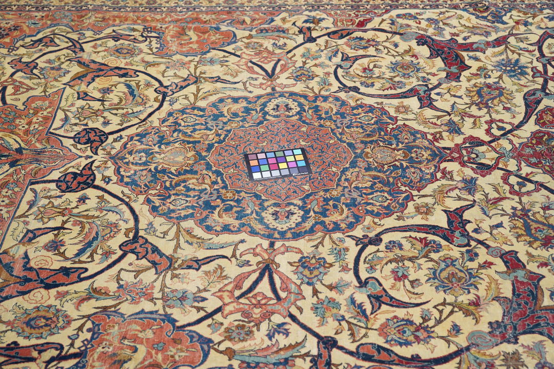 Antique Isfahan Rug 8'3'' x 12'0''