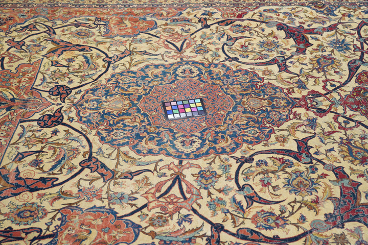 Antique Isfahan Rug 8'3'' x 12'0''