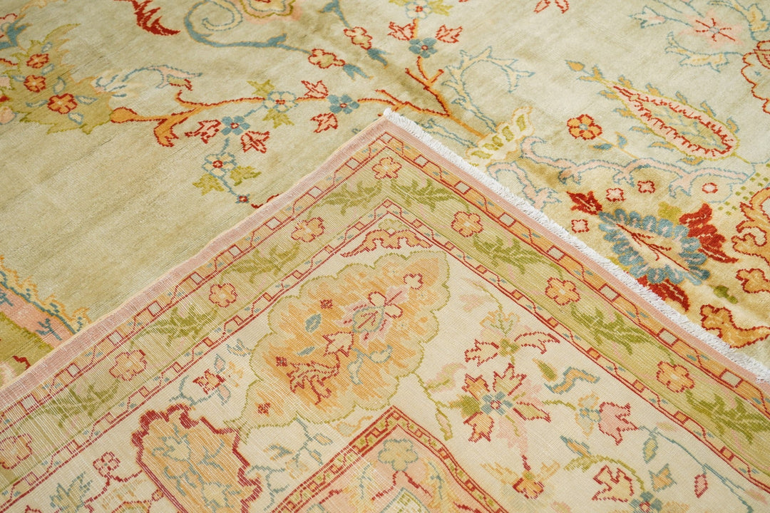 Antique Oushak Rug 9'5'' x 14'5''