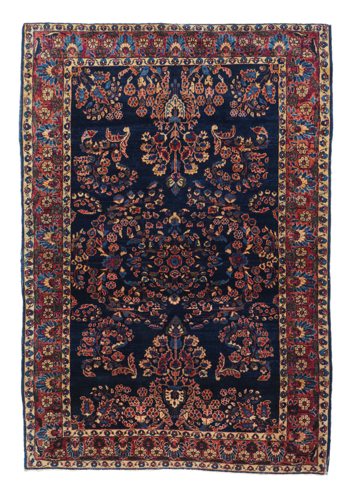 Antique Persian Navy Mohajeran Sarouk