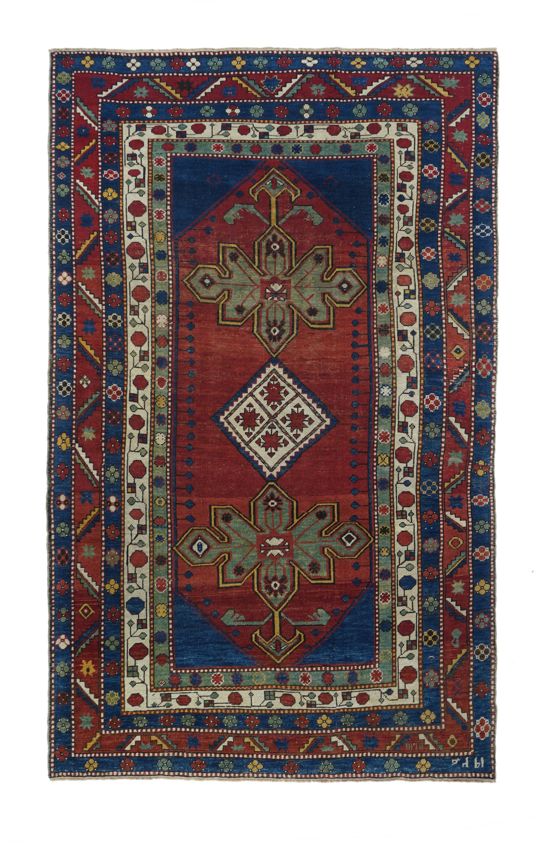 Antique Karabagh Kazak Rug 5' x 8'11''