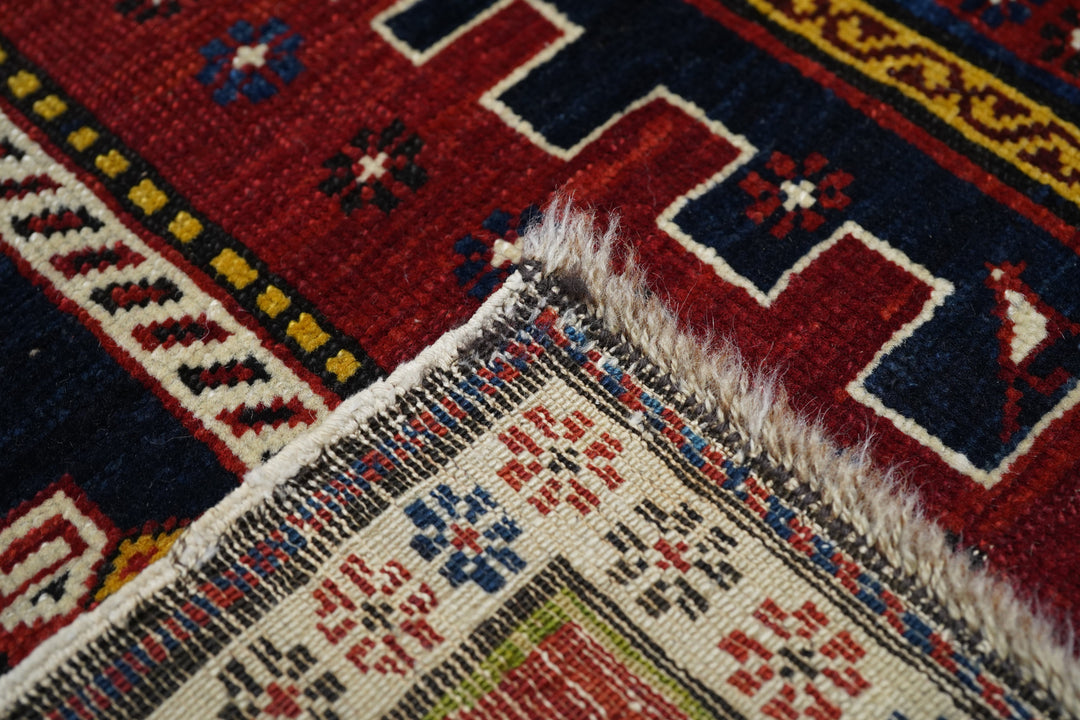 Antique Caucasian Shirvan Rug 4'0'' x 6'9''