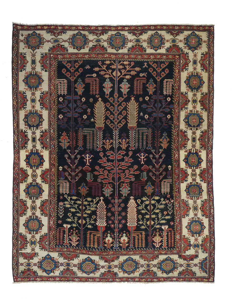 Fine Antique Persian Tribal Bakhtiari  6'5'' x 8'1''