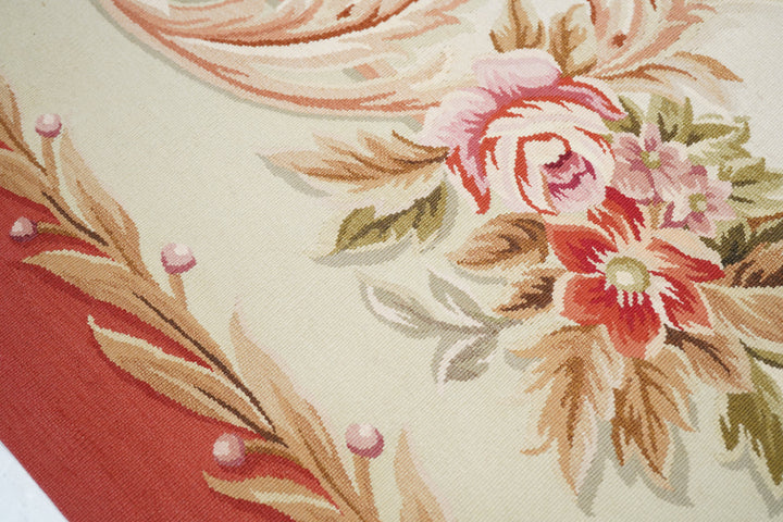 Vintage Aubusson Design Tapestry 8'10'' x 12'2''
