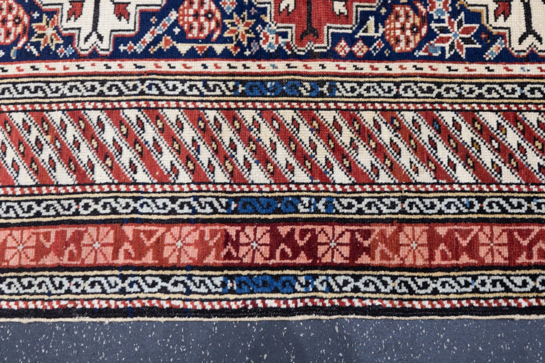 Antique Shirvan Rug 3'9'' x 9'1''