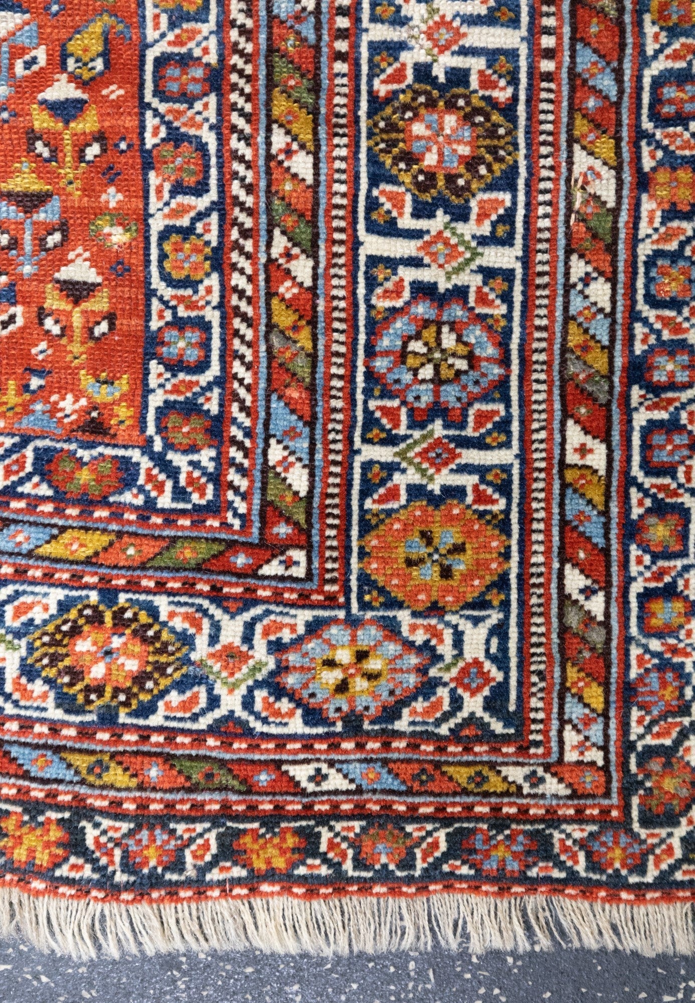 Antique Qashqai Rug 3'6'' x 7'5'' – Victor Gallery