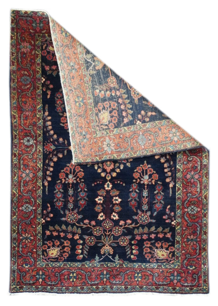 Persia Mohajeran Sarouk Wool on Cotton 3'4''x4'10''