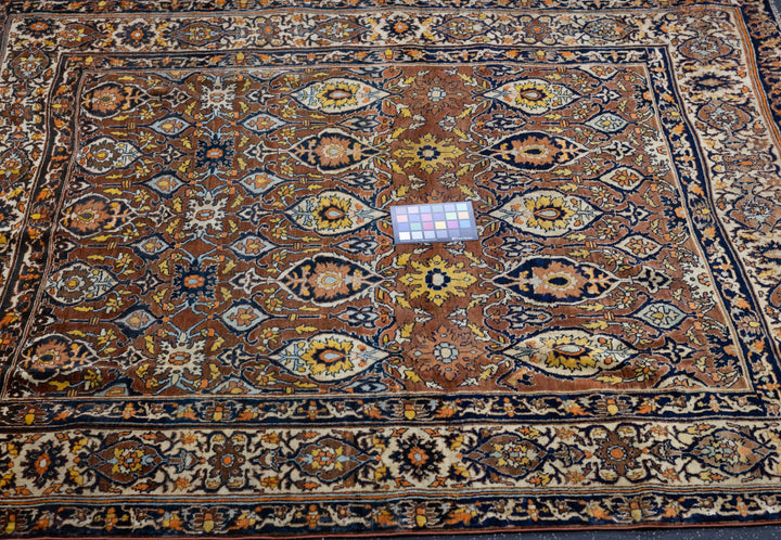 Antique Haji Jalili Tabriz Rug 4'6'' x 5'6''