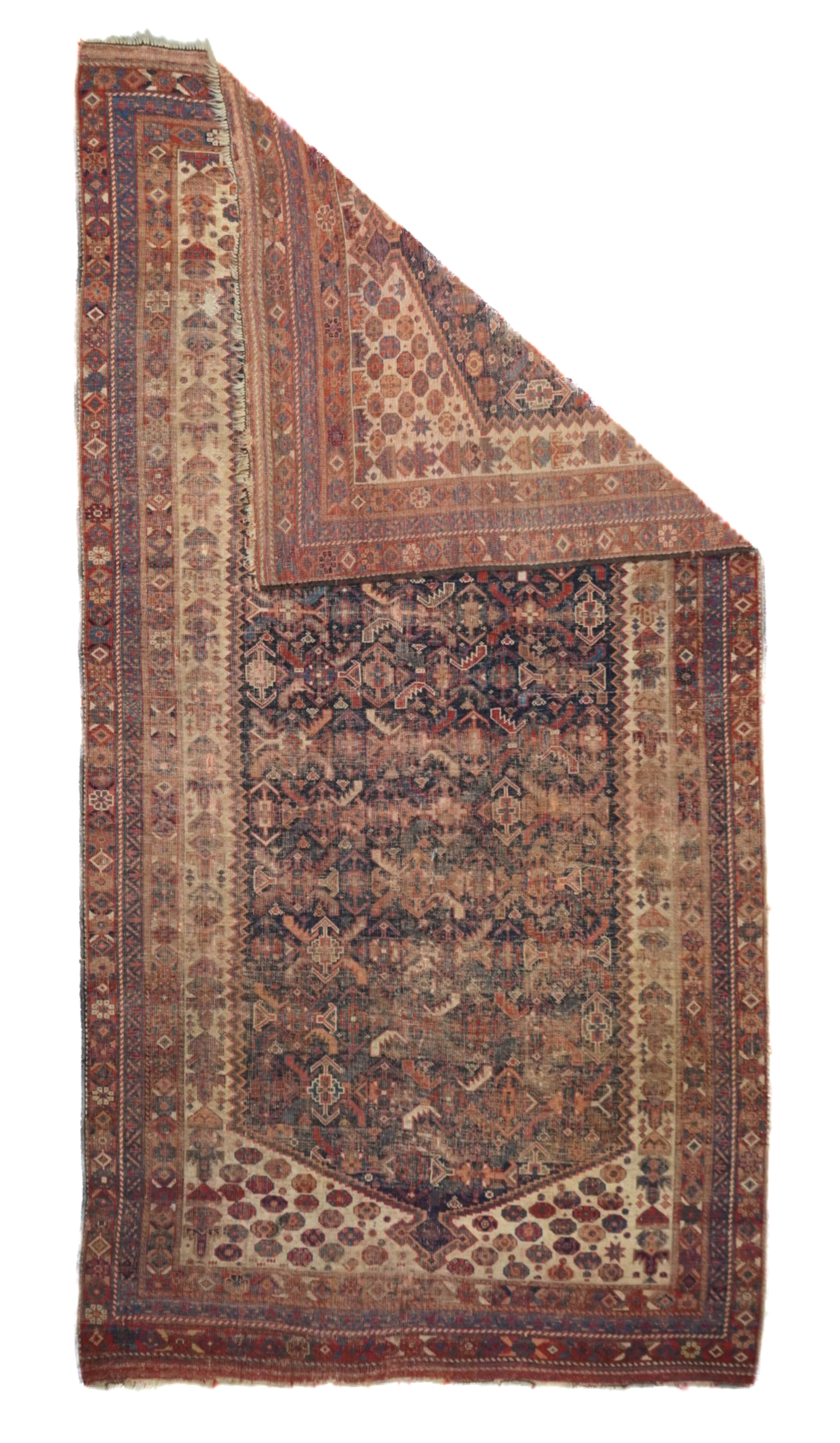 Antique Qashqai Rug 4'6'' x 8'4'' – Victor Gallery