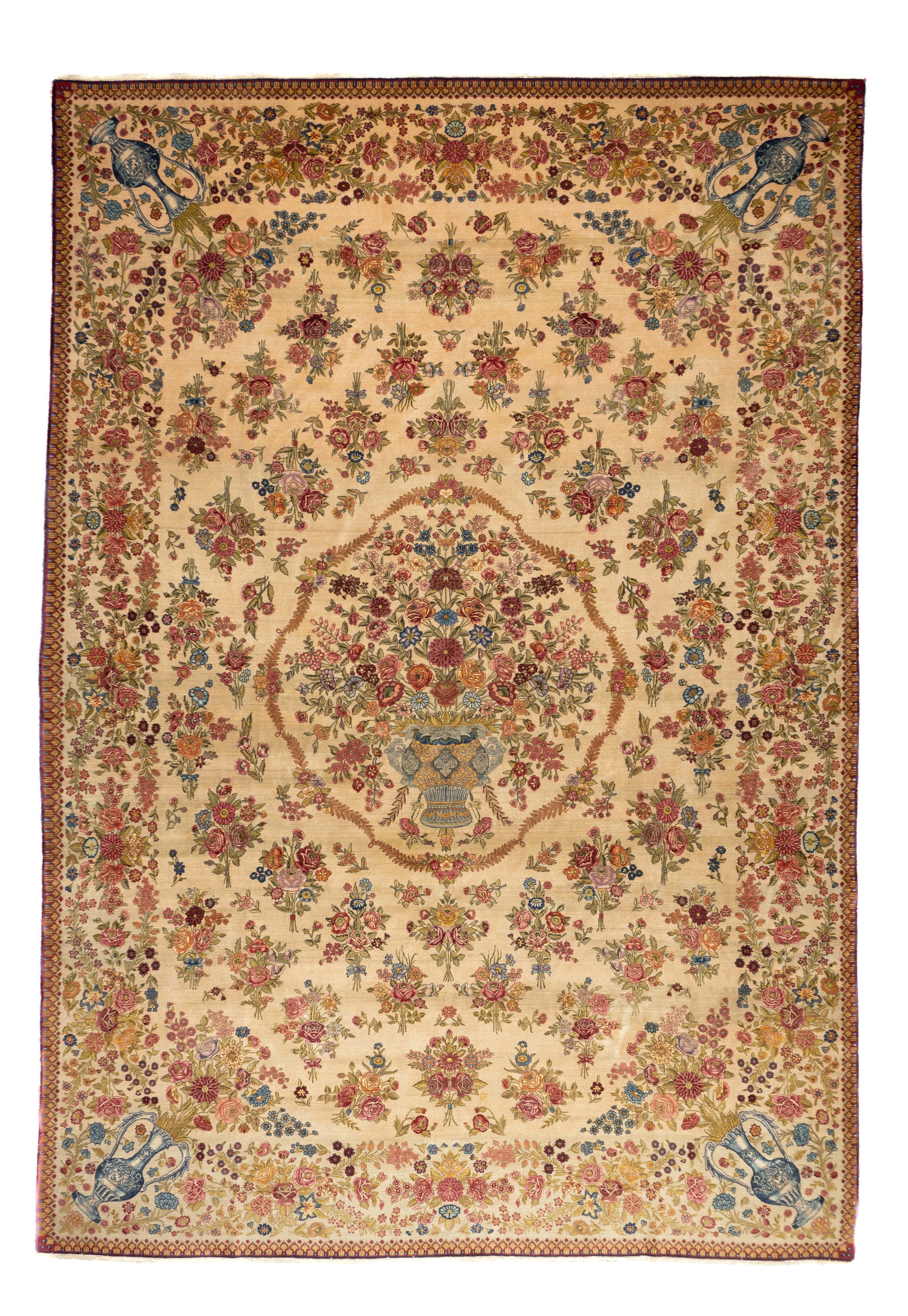 Antique Fine Persian Isfahan Rug 7’10” x 11’7” – Victor Gallery