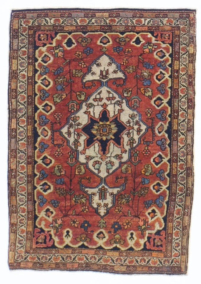 Antique Persian Farahan Sarouk Mat