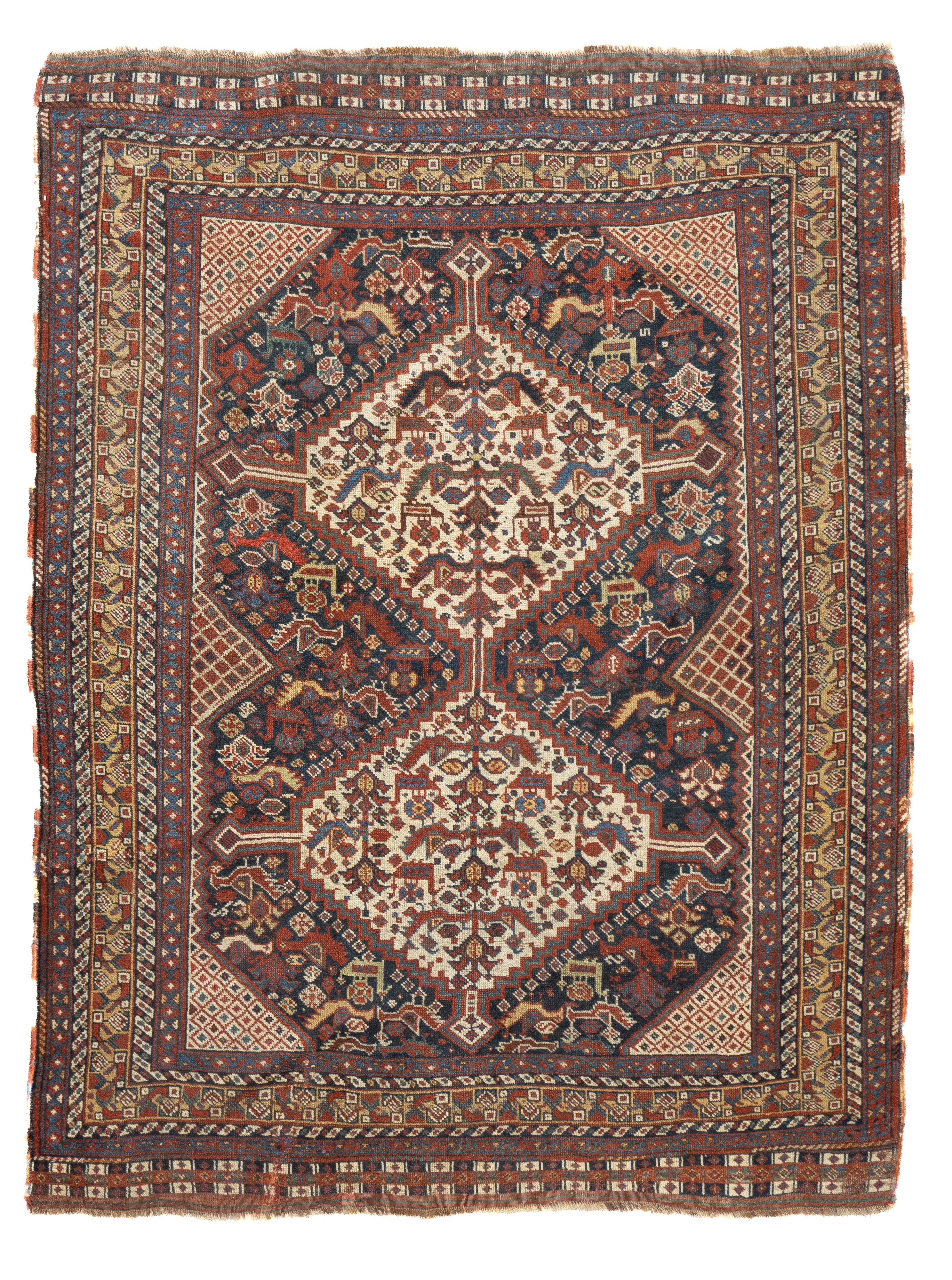 Antique Qashqai Rug 4'9'' x 6'4'' – Victor Gallery