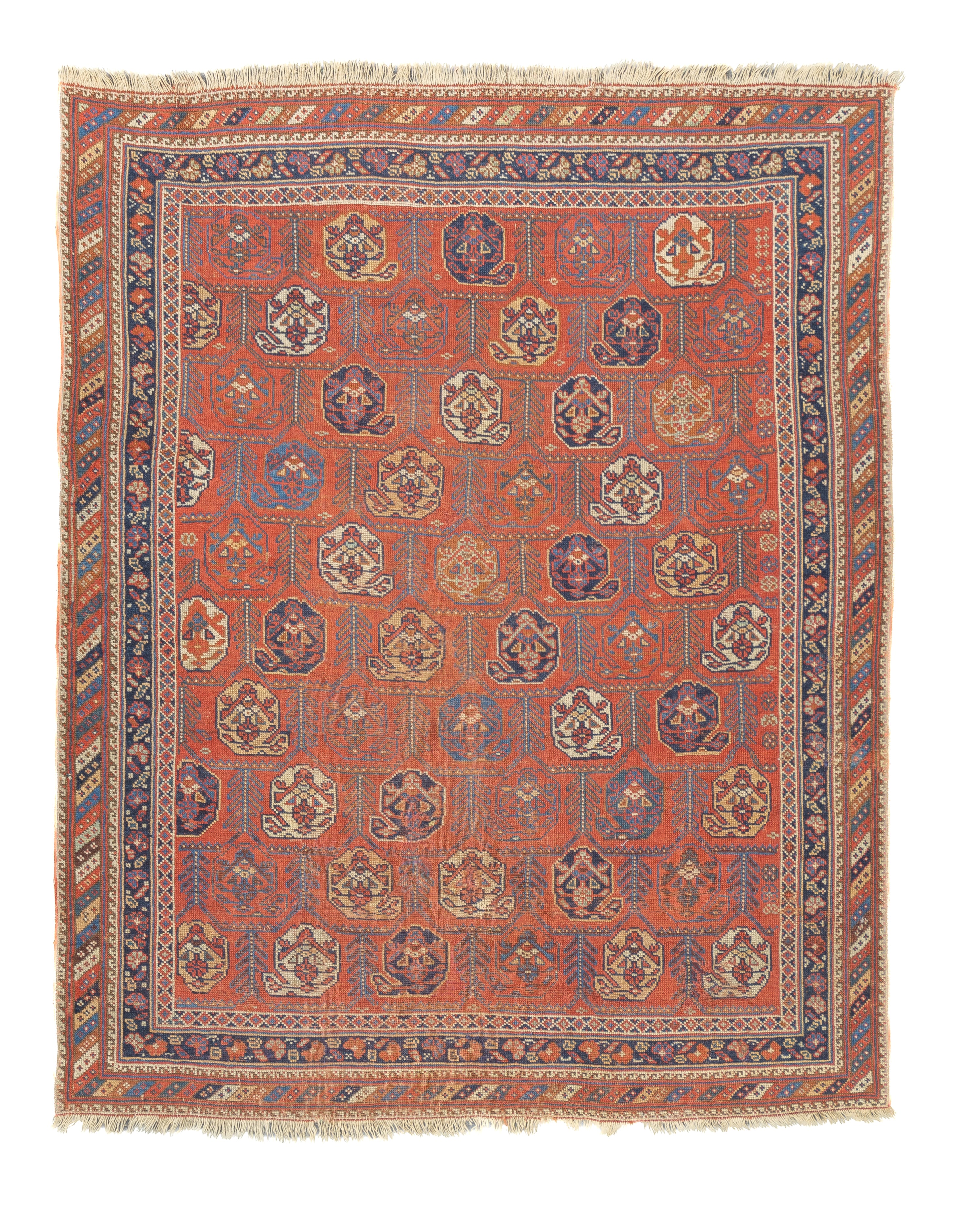 Antique Afshar Rug 4'2'' x 5'1'' – Victor Gallery