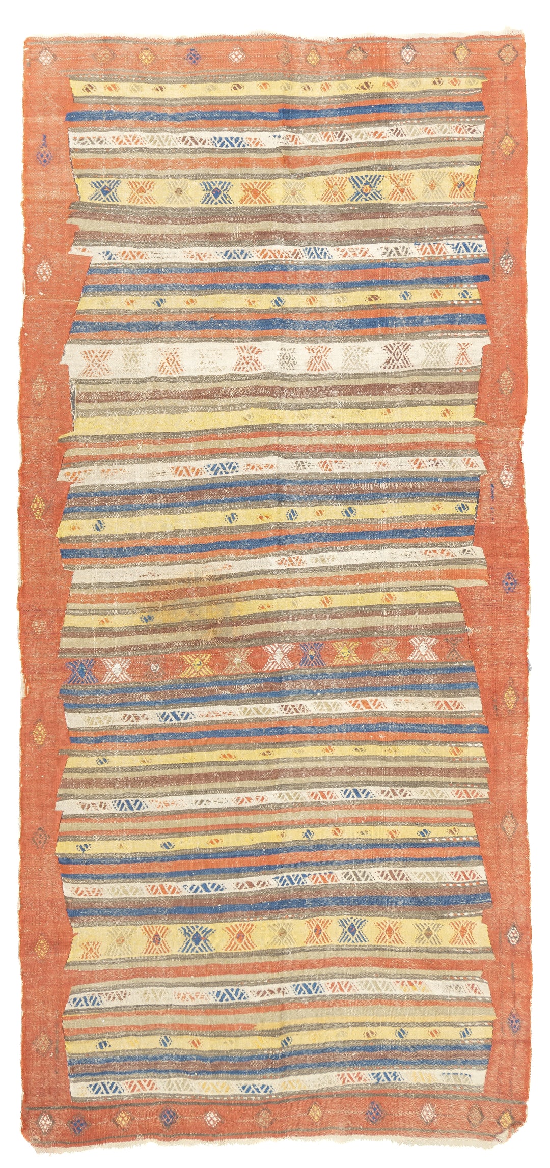 Antique Turkish Kilim 4'9'' x 10'5''