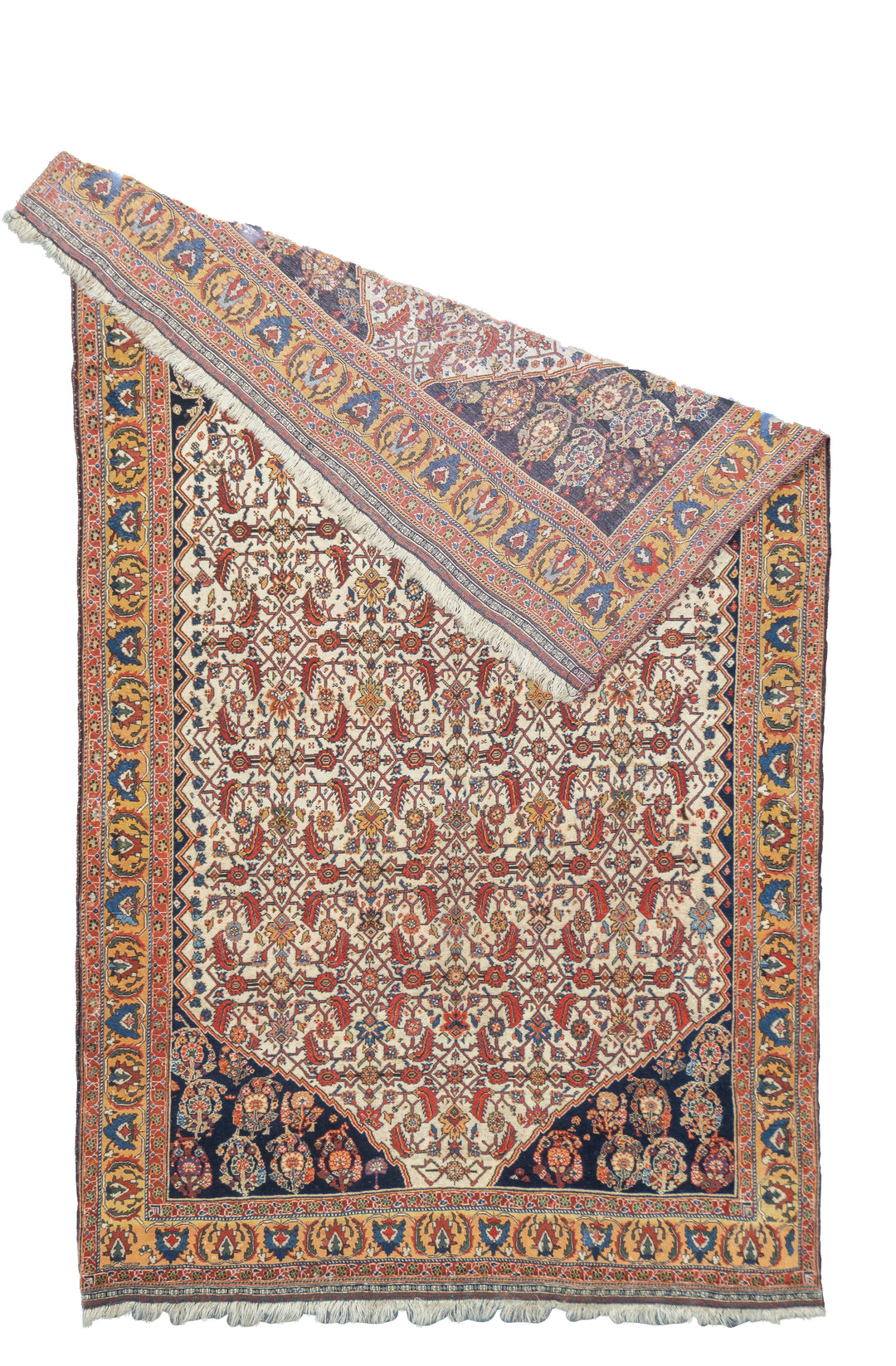 Antique Persian Qashqai Rug 4'3'' x 7'2''