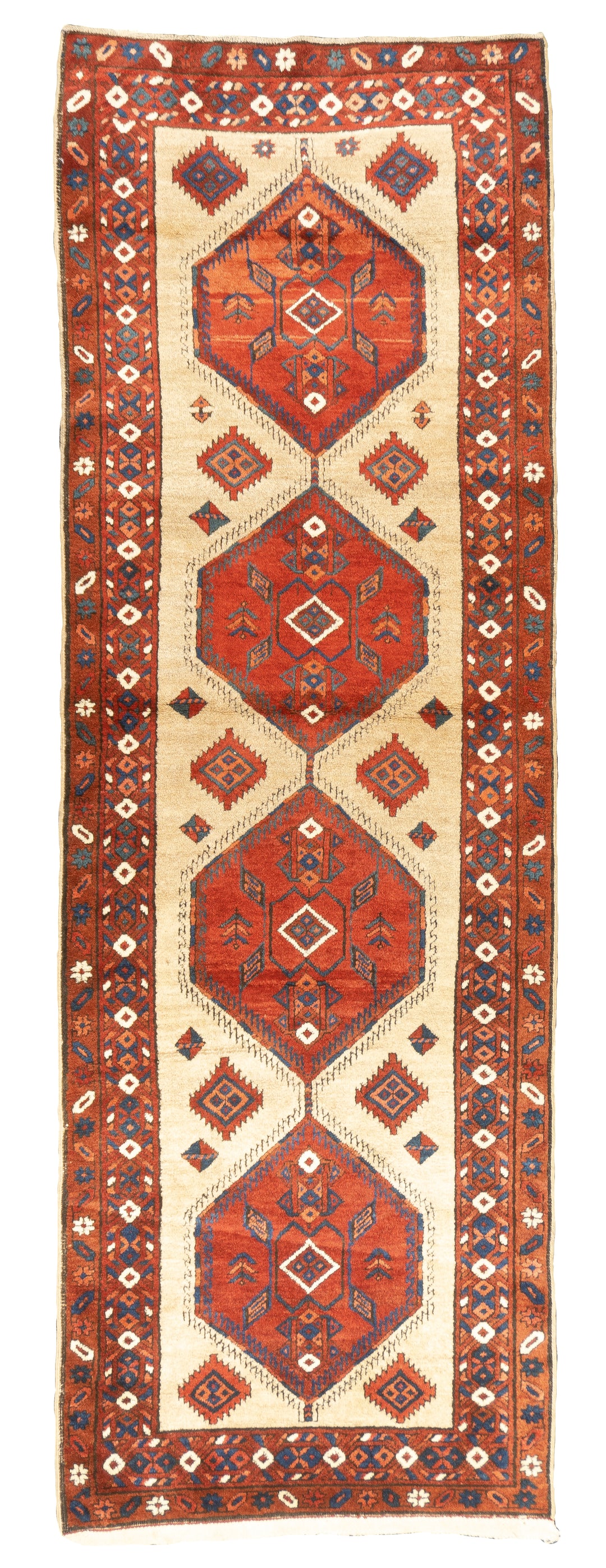 Fine Antique Persian Karaje Heriz 3' x 8'11''