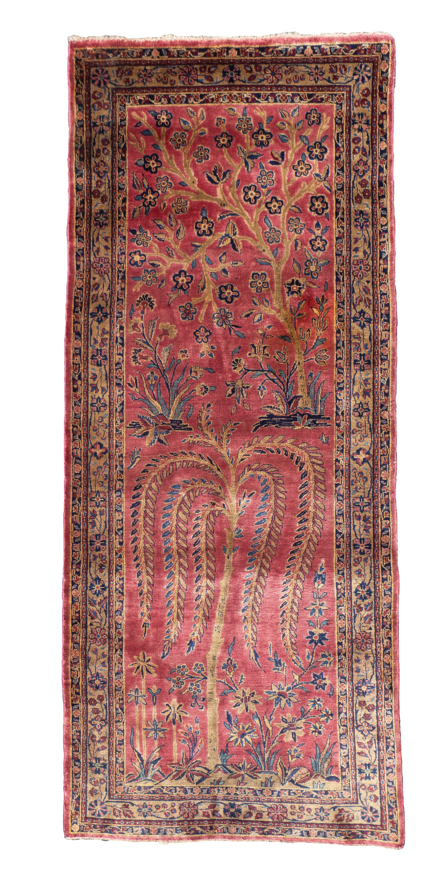 Antique Persian Silk Kashan
