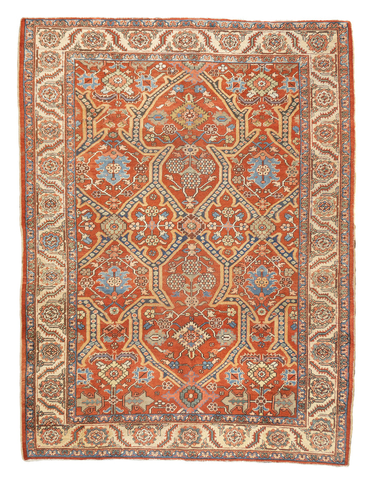 Antique Persian Heriz 7'9'' x 10'5''