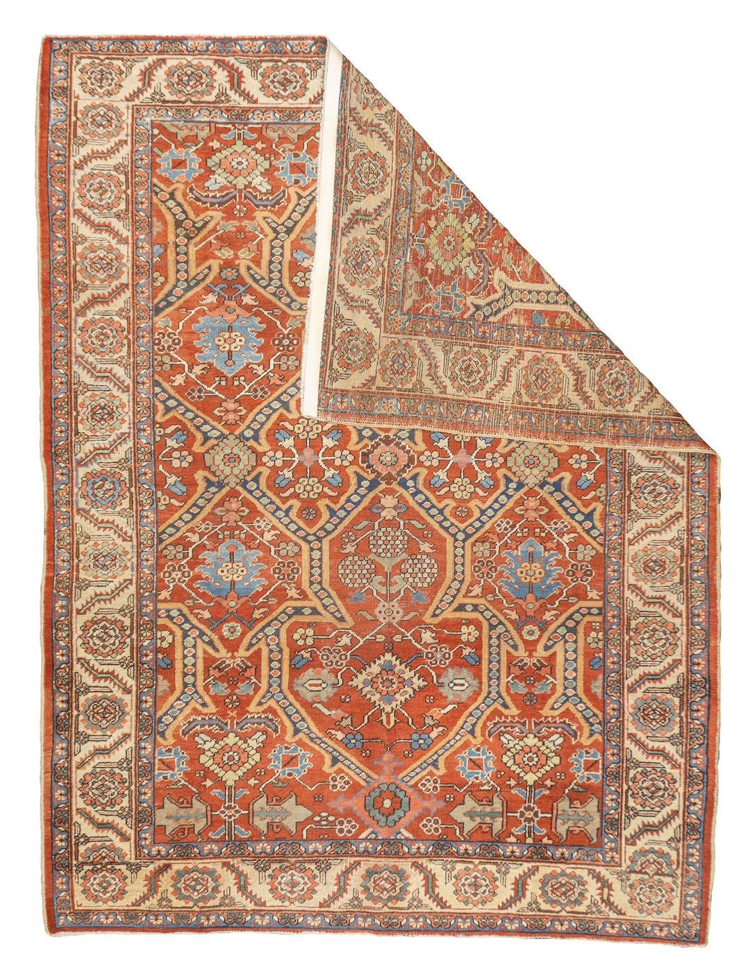 Antique Persian Heriz Rug 7'9'' x 10'5''