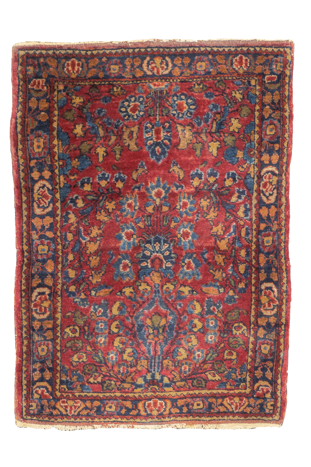 Antique Persian Sarouk 2' x 2'7''