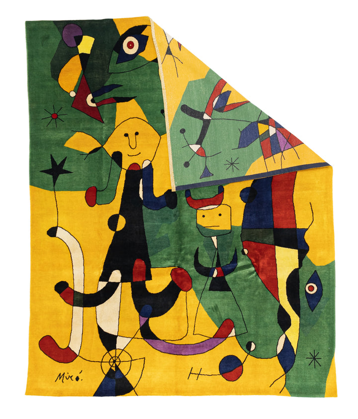 Fine Mid Century French Rug 8'1" x 9’11"