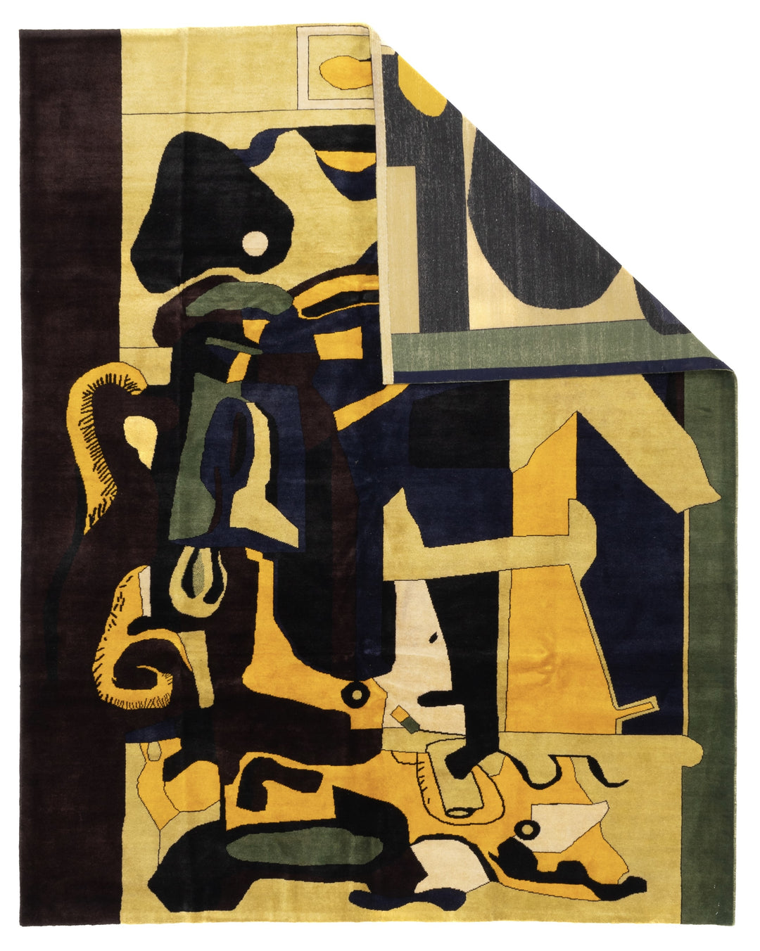 French Artistic Design Inspired by Le Corbusier Rug 7'2" x 9'0"