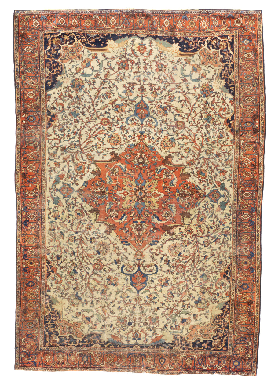 Antique Persian Farahan Sarouk