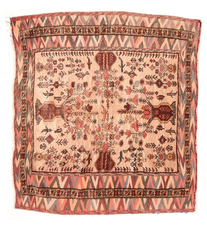 Vintage Balouch Rug 4'9'' x 5'2''