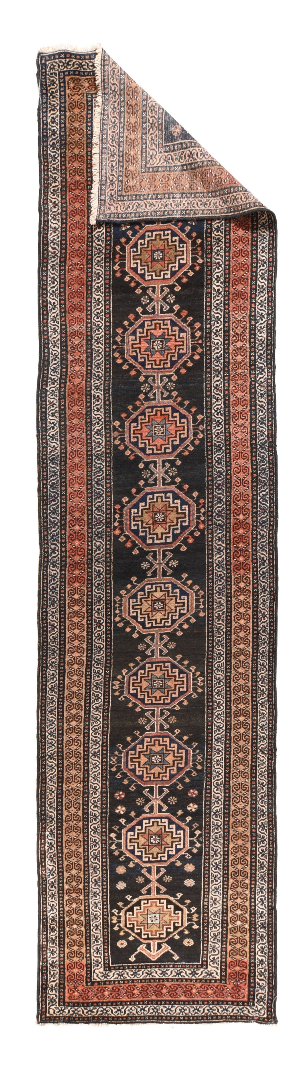 Antique Kurdish Rug 3'3'' x 13'5''