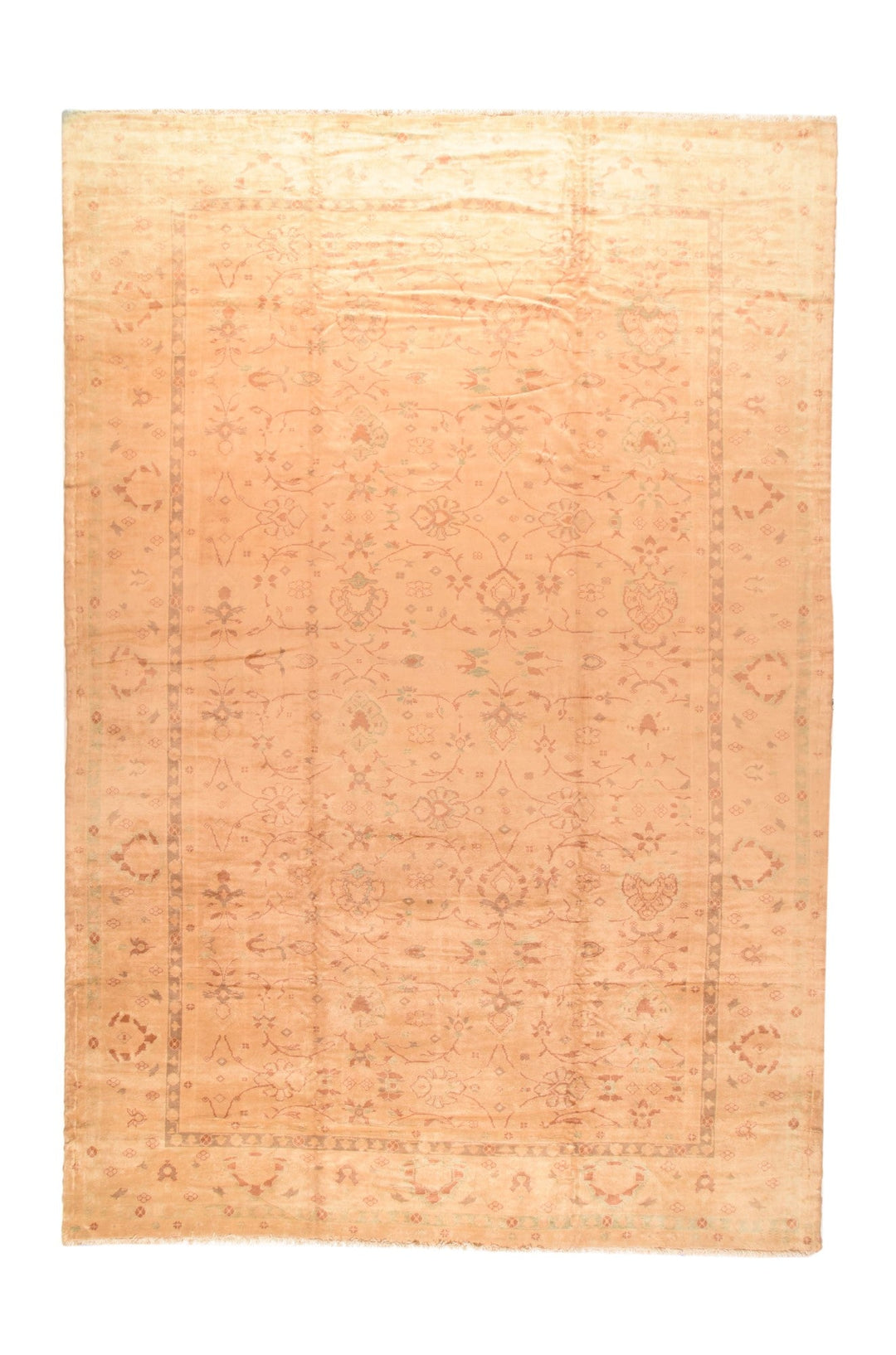 Vintage Oushak Rug 12' x 18'6''