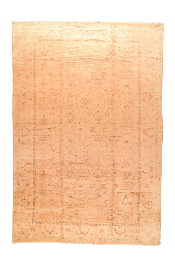Vintage Oushak Rug 12' x 18'6''