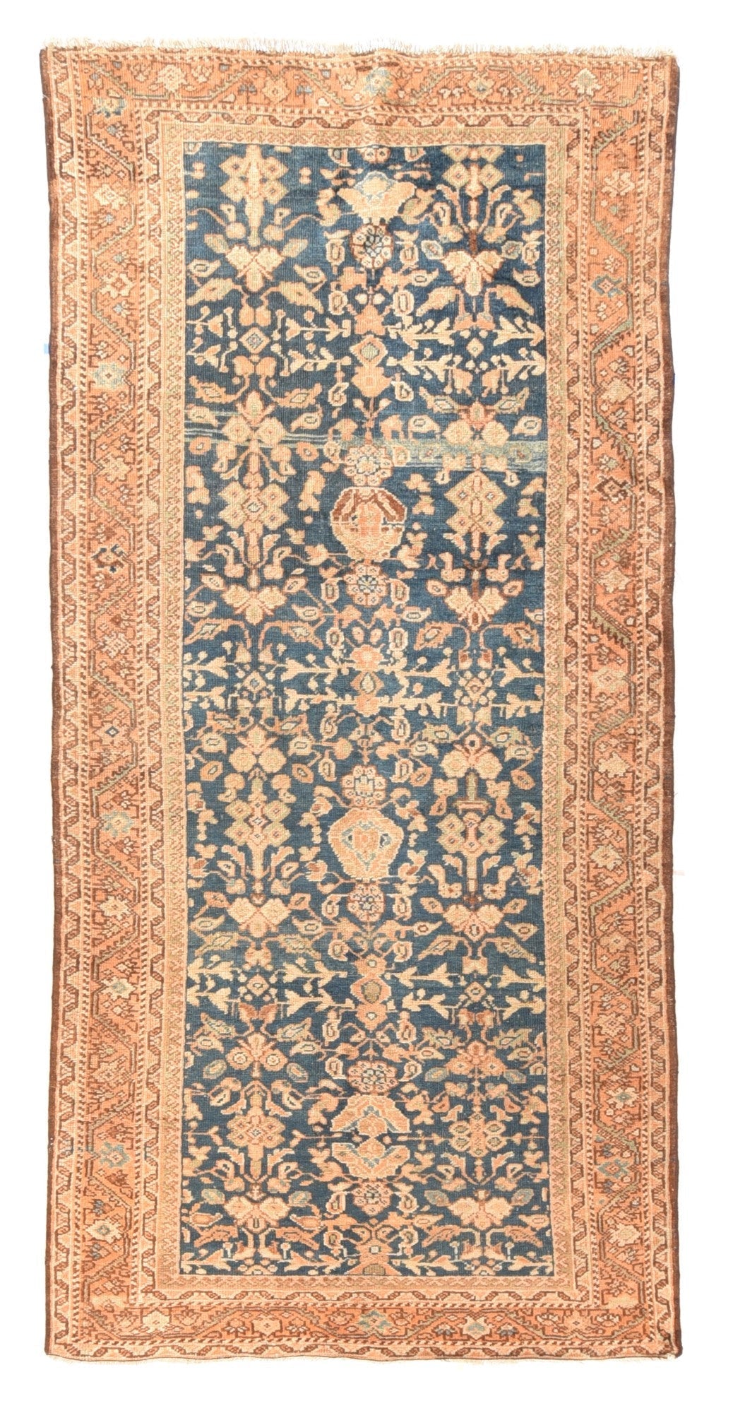 Antique Mahal Sultanabad Rug 4'2'' x 9'4''