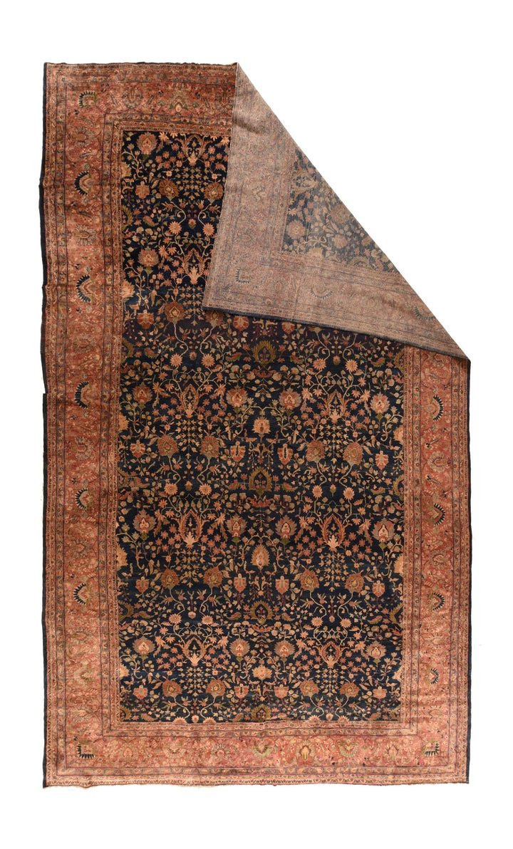 Antique Sarouk Rug 10'2'' x 17'0''