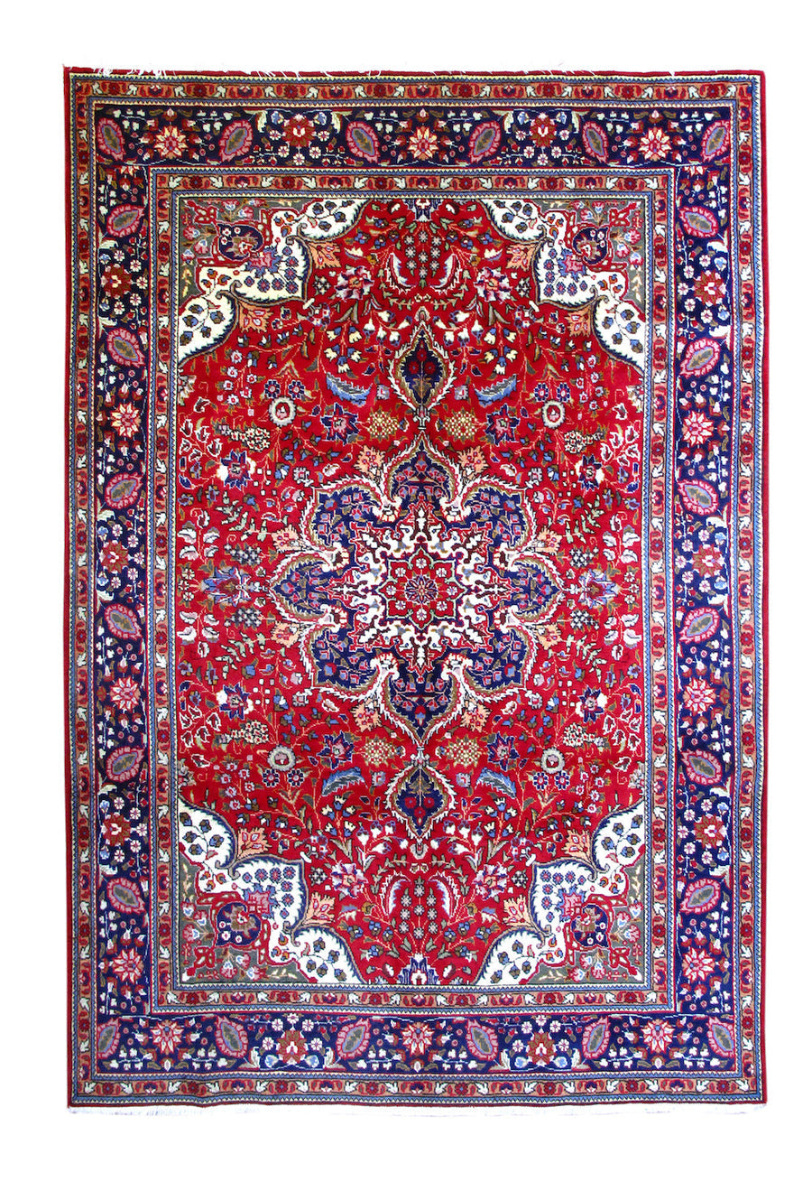 Vintage Tabriz Rug 6'7'' x 9'10''